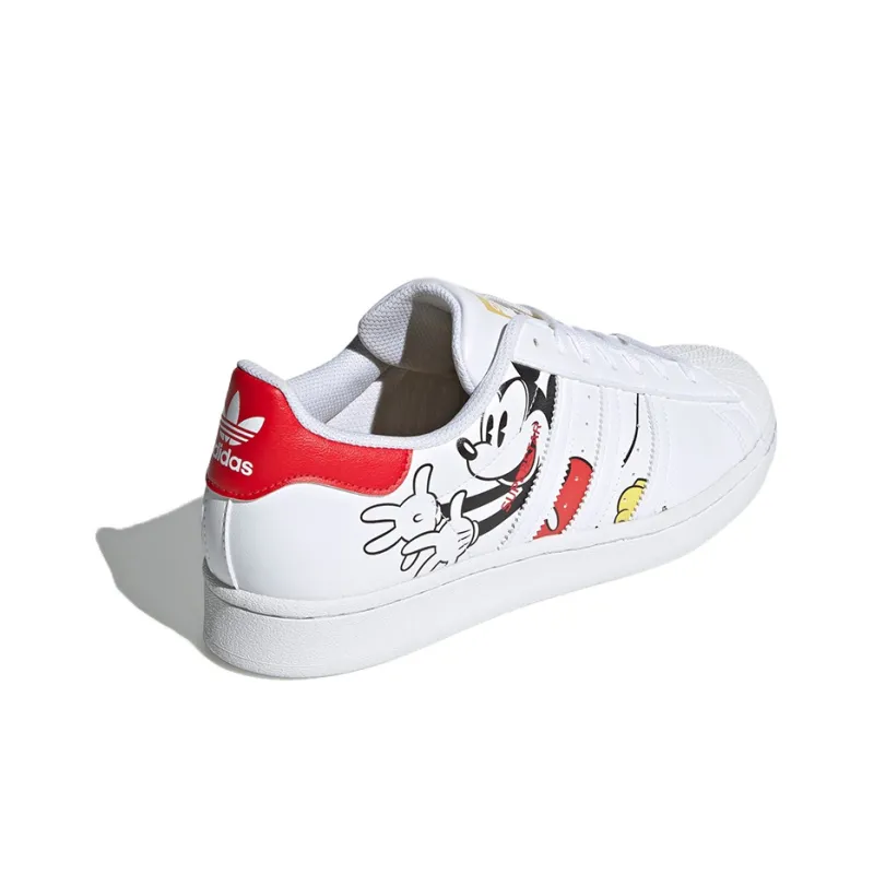Adidas Superstar Disney Mickey And Minnie White Vivid Red-3