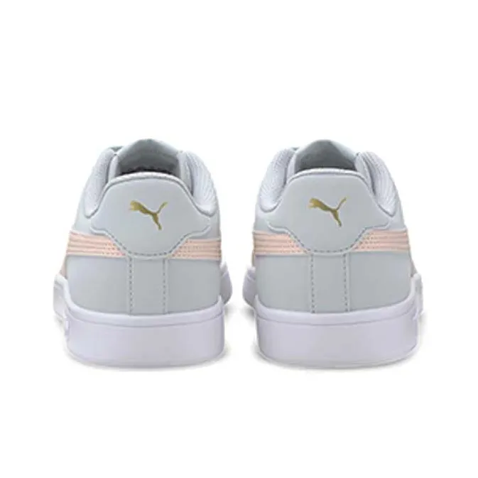 PUMA Smash V2 Buck Shoes Blue/Pink-3