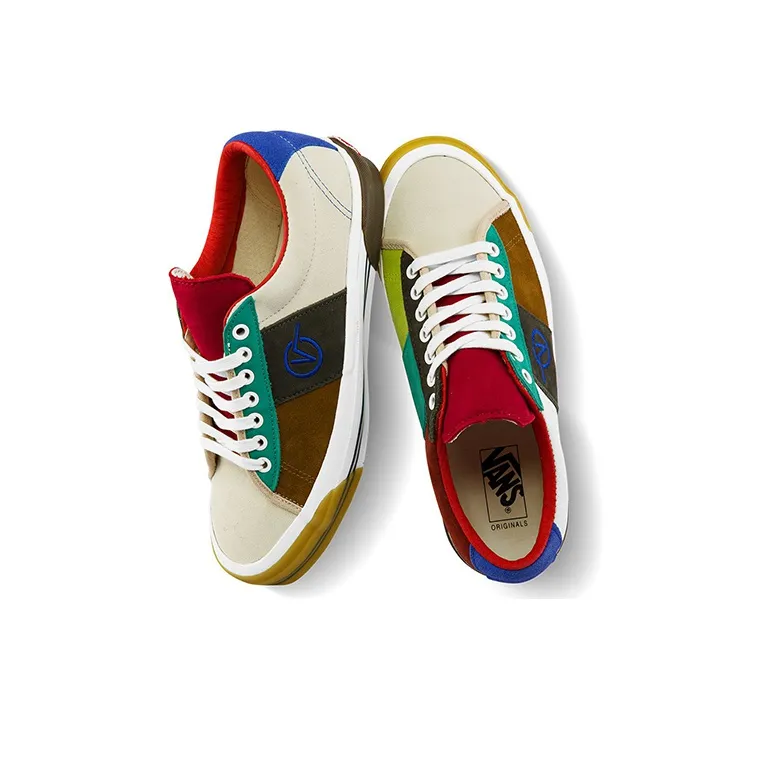 Vans Og Sid Lx Retro Casual Skateboarding Shoes Unisex Multi Color Splicing-4