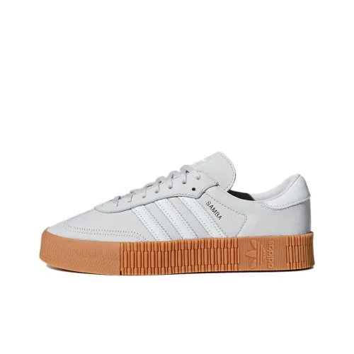 Adidas Originals Sambarose Skateboard Shoes Women's Low-Top Gray