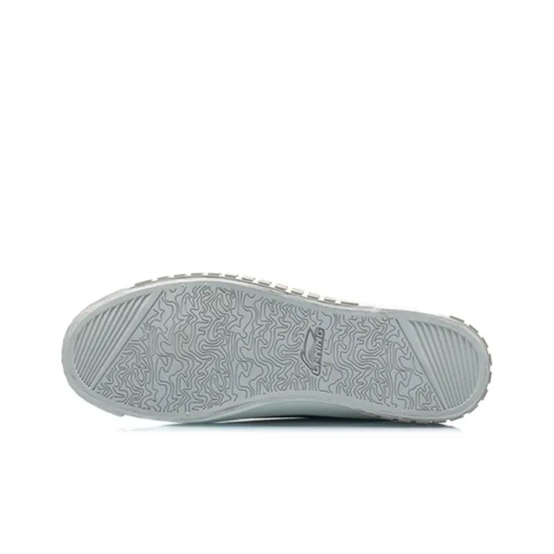 LiNing CF The One Drifting Sound Wave Low-Top Skateboard Shoes Unisex Elephant Gray-4