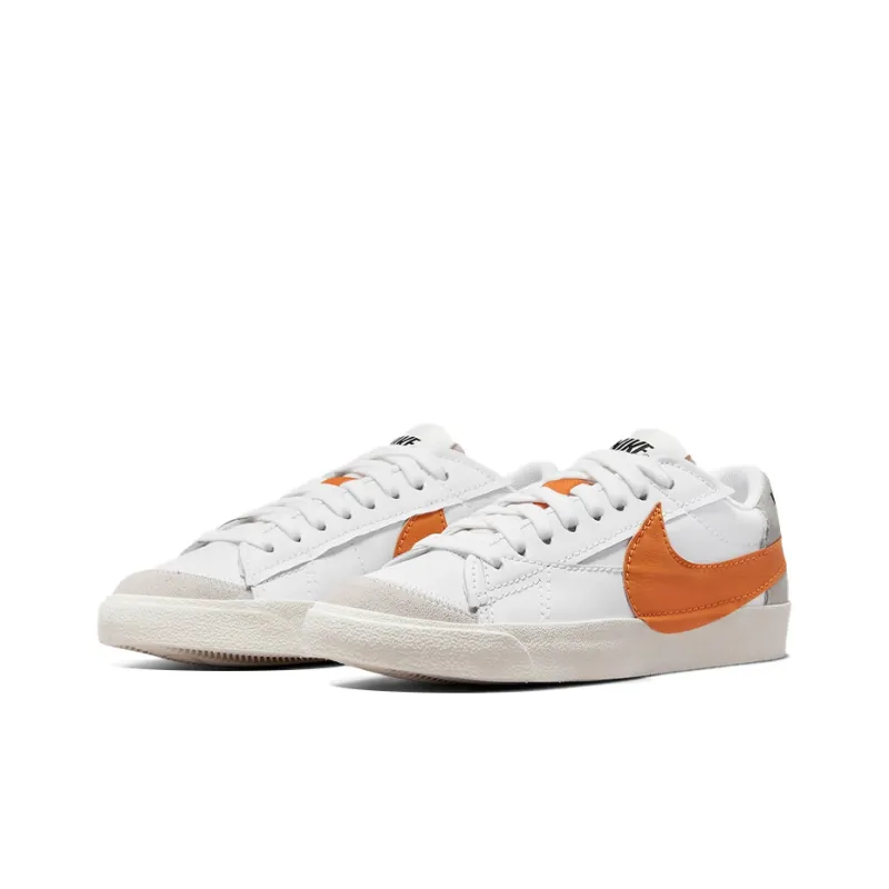 Nike Blazer Low 77 Jumbo White Alpha Orange Sail-2