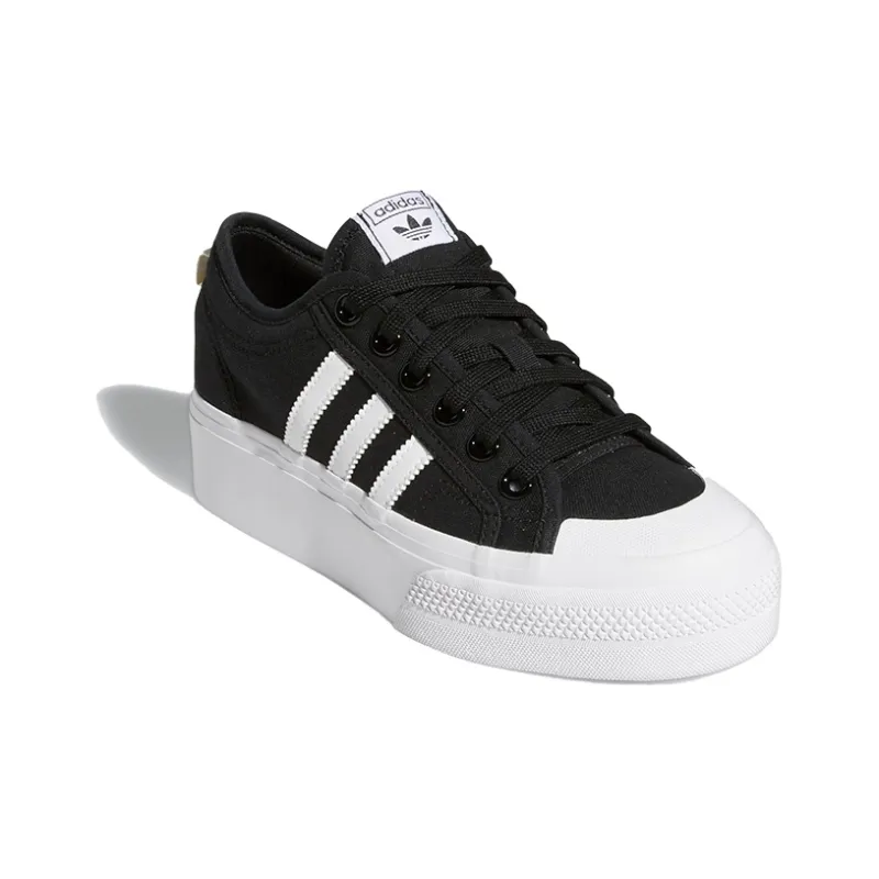 Adidas Nizza Platform Black Women's-2