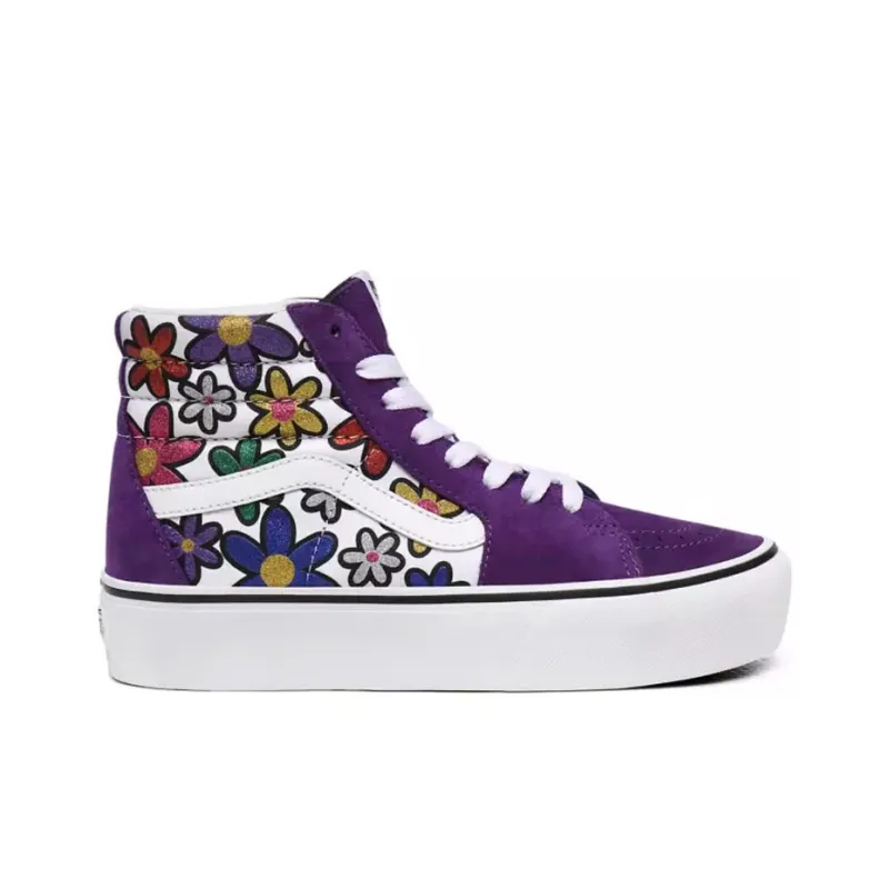 Sk8 Vans Hi Platform 2 'Glitter Daisies' Women's-1