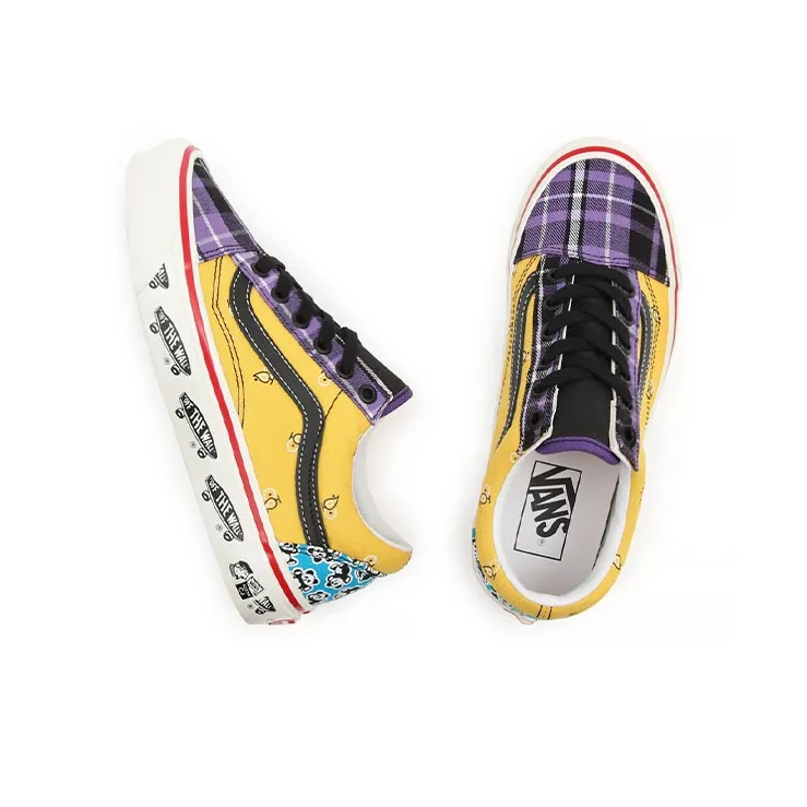 Vans Unisex Anaheim Factory Old Skool 36 Dx Sneakers Purple/Yellow-3