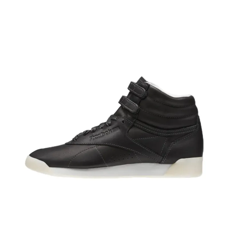 Reebok Freestyle Hi Coverage Slip Resistant Cushioning Lightweight Support High Top Skateboard Shoes Women's Black-0