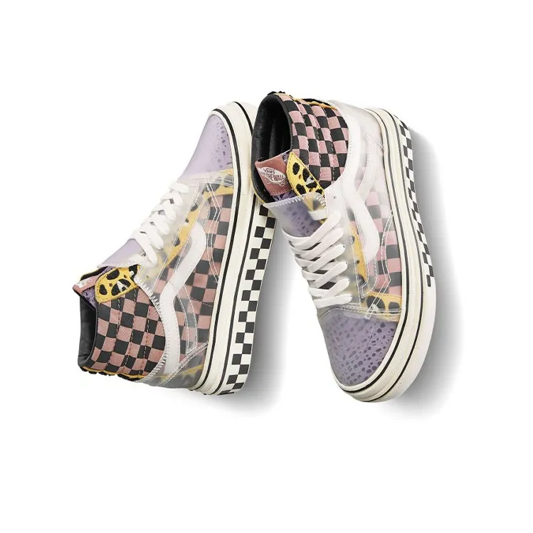 Vans Super Comfycush Skool Checkerboard Black/Pink-2