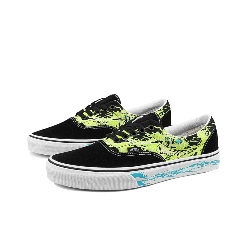 Vans Unisex Era Sneakers Black/Blue/Yellow-1
