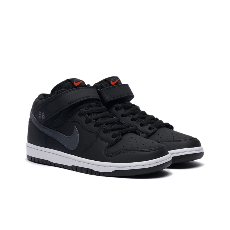Nike Sb Dunk Mid Iso Orange Label Black Dark Grey-2