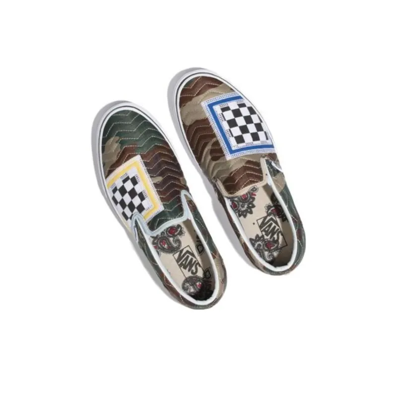 Vans Classic Slip On Mixed Quilting Camo-3