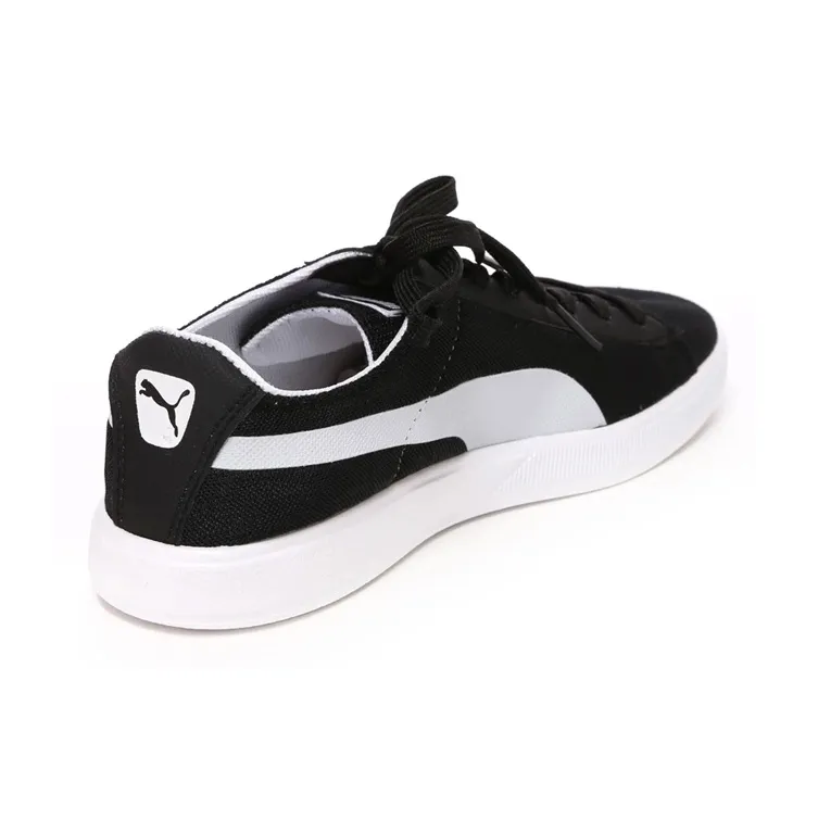 PUMA Archive Lite Low Mesh Coverage Lightweight Breathable Low-Top Skateboard Shoes Unisex Black White-3