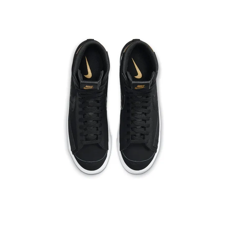 Nike Blazer Mid Black/Gold-3