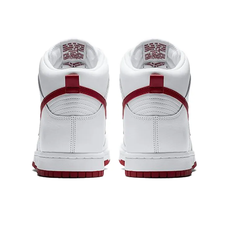 Nike Dunk High White Gym Red 2017-3