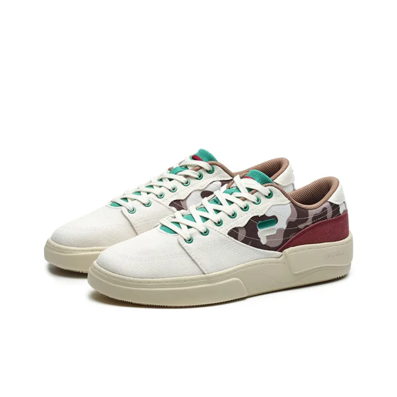FILA FUSION Flip Skate Shoes 'White Red' Women's-1