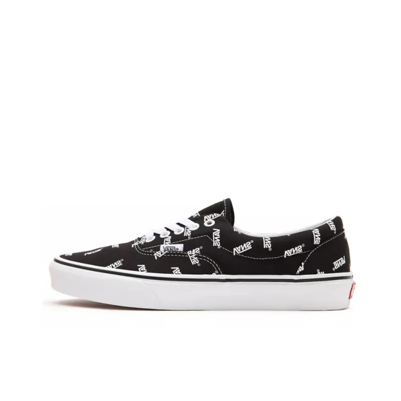 Vans Era 'Allover Logo Black White'-0