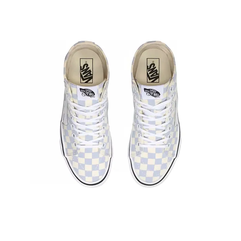 Sk8 Vans Hi Tapered 'Checkerboard Zen Blue'-3