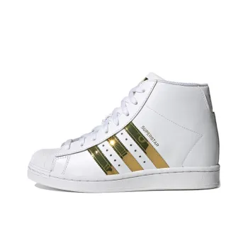 Superstar Women's Adidas Originals Up 'White Gold Metallic' Women's