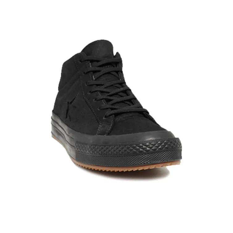 Converse One Star Counter Climate Mid 'Triple Black'-2