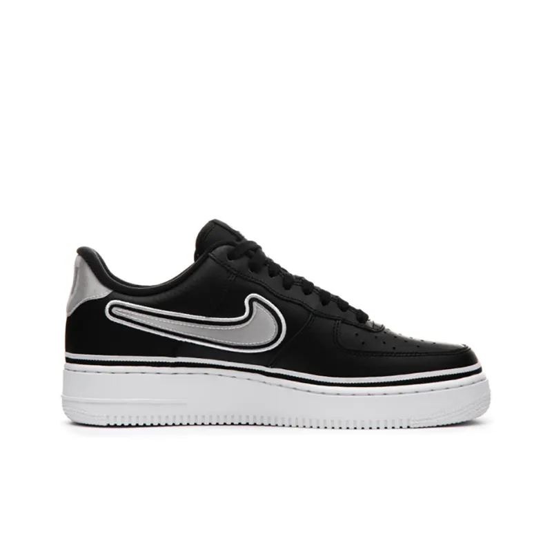 Nike Air Force 1 Low Sport Nba Black White-1
