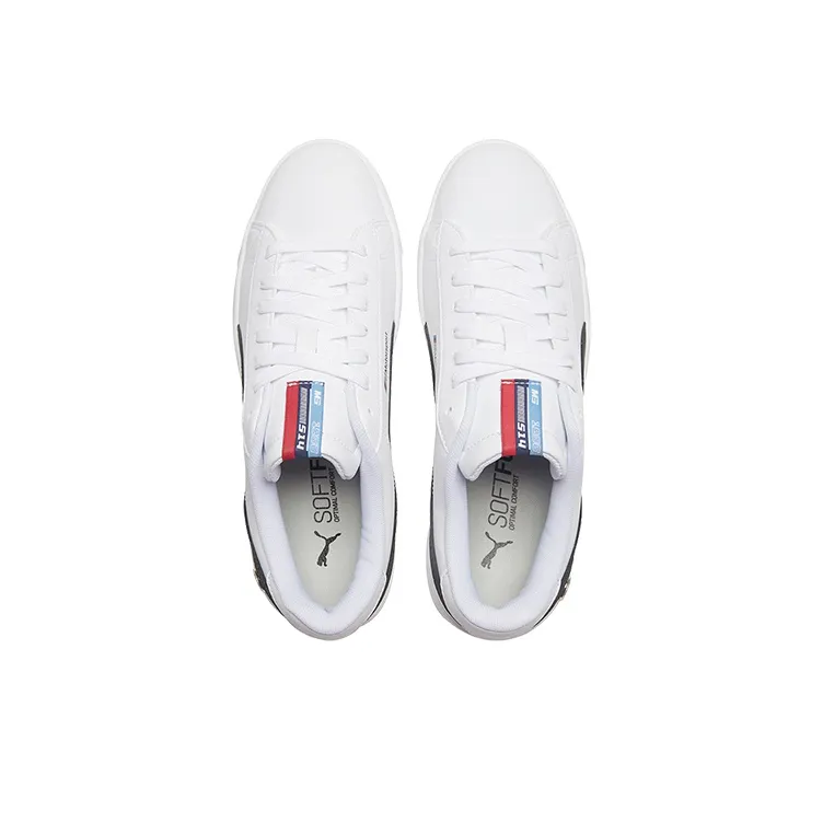 PUMA Bmw Motorsport Court White/Black/Red Casual Board Shoes-3