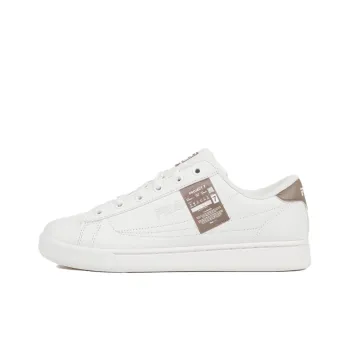FILA Project 7 Slip Resistant, Abrasion Resistant, Lightweight Low Top Skateboard Shoes Unisex White Brown Korean Style