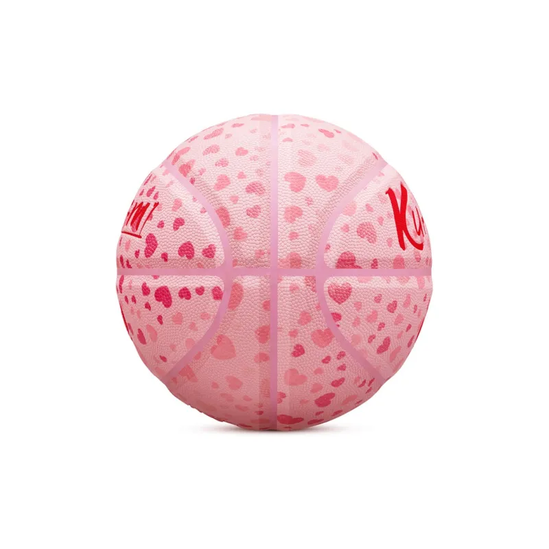 Kuangmi Moisture Absorbing Leather Basketball Pink Size 7 Training Unisex-8