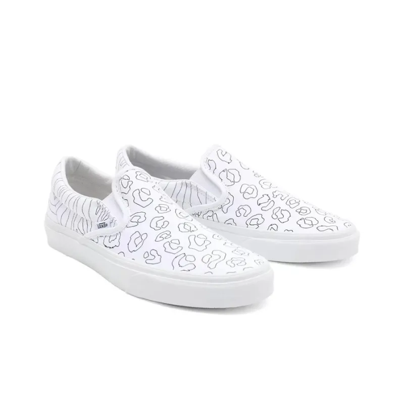 Vans Classic Slip On 'U Paint White'-2