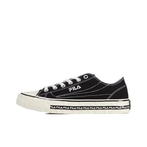 FILA Center Court S Skateboard Shoes Unisex Low-Top Black/White