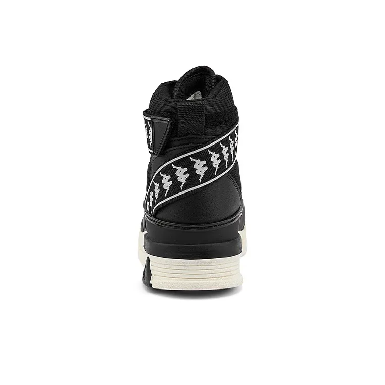 Kappa High Top Skateboard Shoes Unisex Black-5
