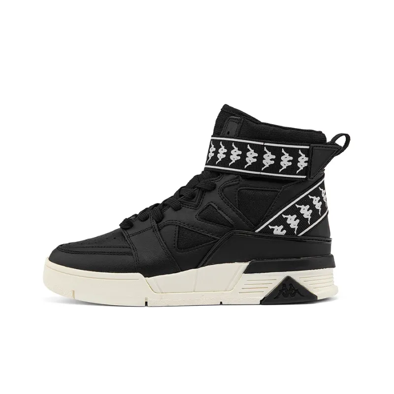 Kappa High Top Skateboard Shoes Unisex Black-0