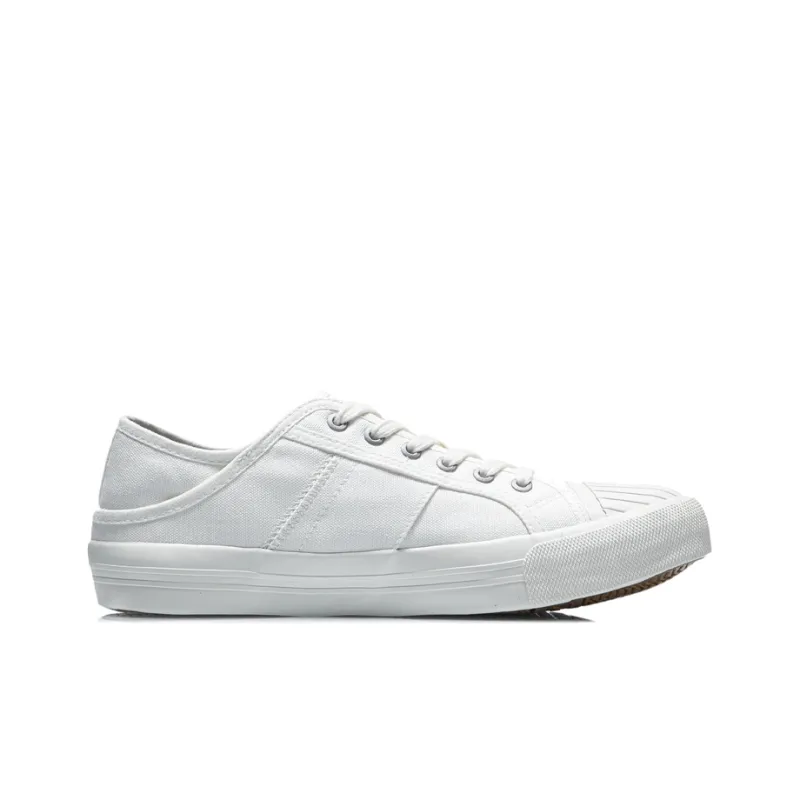 LiNing Low Top Skateboard Shoes Men's Snow-1