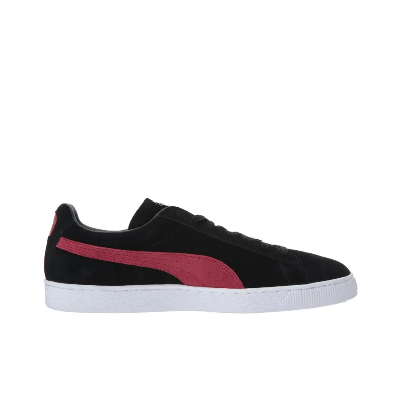 PUMA Suede Classic Lightweight Balance Low-Top Skateboard Shoes Men's Black Red-1