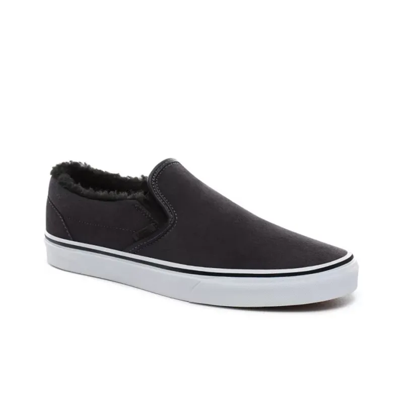 Vans Suede Sherpa Classic Slip on Suede Sherpa Black/White-2