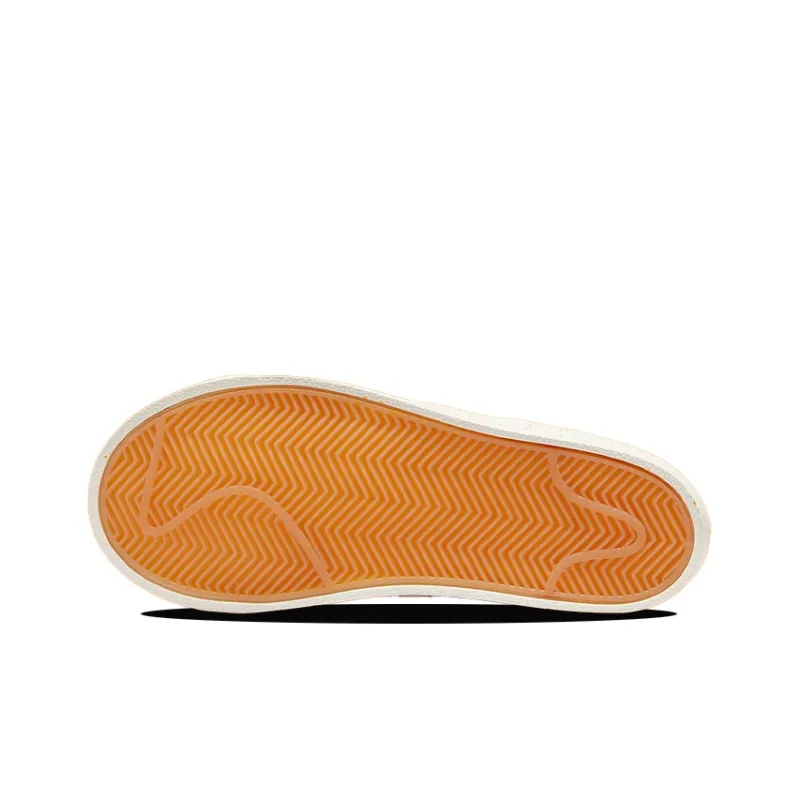 Nike Blazer Low 'Fruit Juice' Wear resistant And Lightweight Low Top Skateboard Shoes GS White Orange-5
