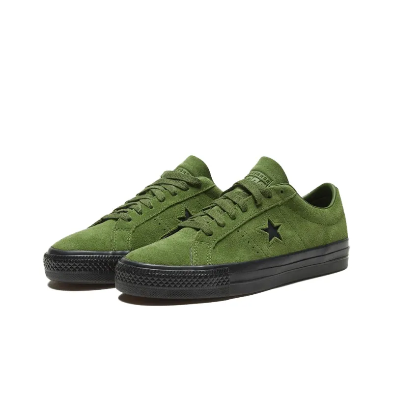 Converse One Star Pro Retro Low Tops Casual Skateboarding Shoes Unisex Green-2