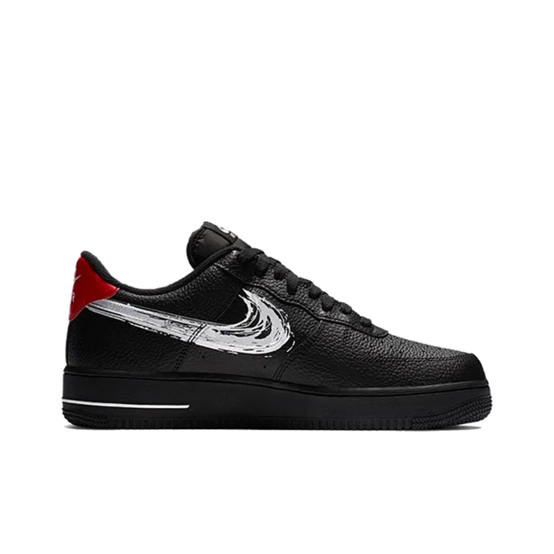 Nike Air Force 1 Low Brushstroke Black-1