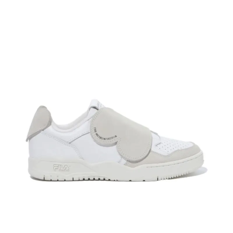 FILA THE MUSEUM VISITOR Cushioning Low-Top Skateboard Shoes Unisex White-1