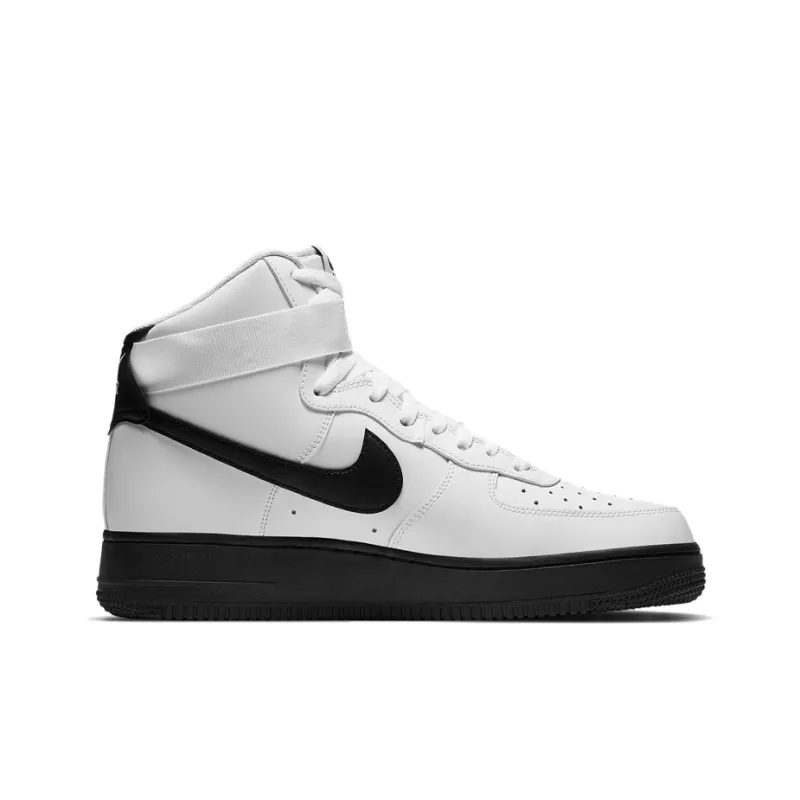 Nike Air Force 1 High White Black Midsole-1