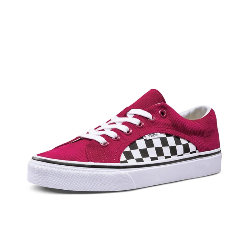 Lampin Vans 'Checkerboard Corduroy Scooter Red'-1