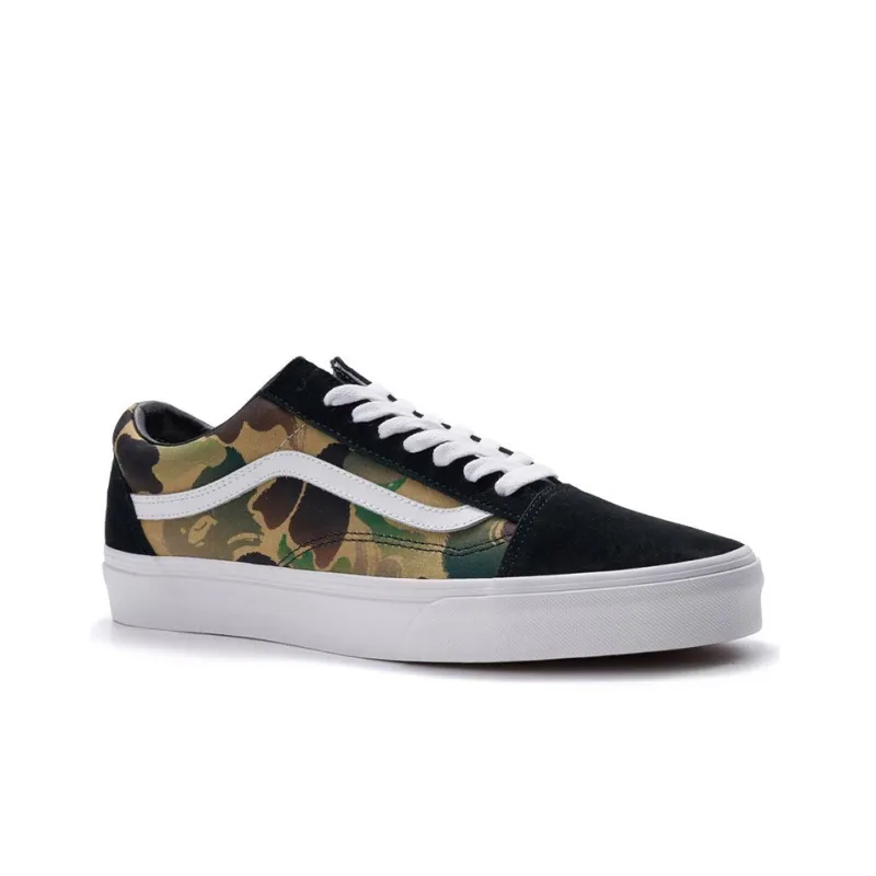Vans Bape X Vans Old Skool Cortex Limited Black Camouflage 'Black'-1