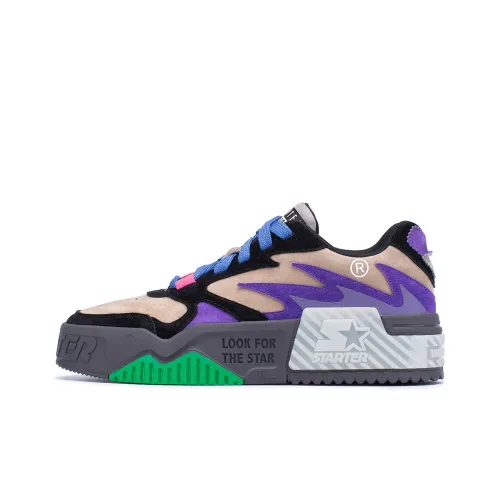 STARTER Height Increasing Low Top Skateboard Shoes Men's Blue Purple
