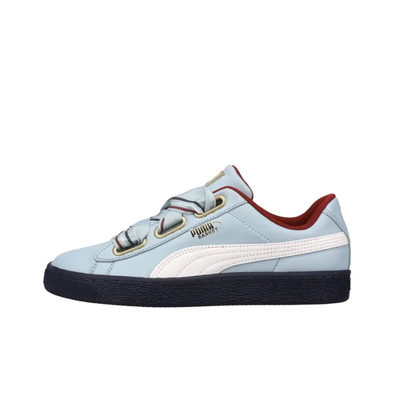 PUMA Basket Heart New School Casual Shoes Blue/Black Women's-0