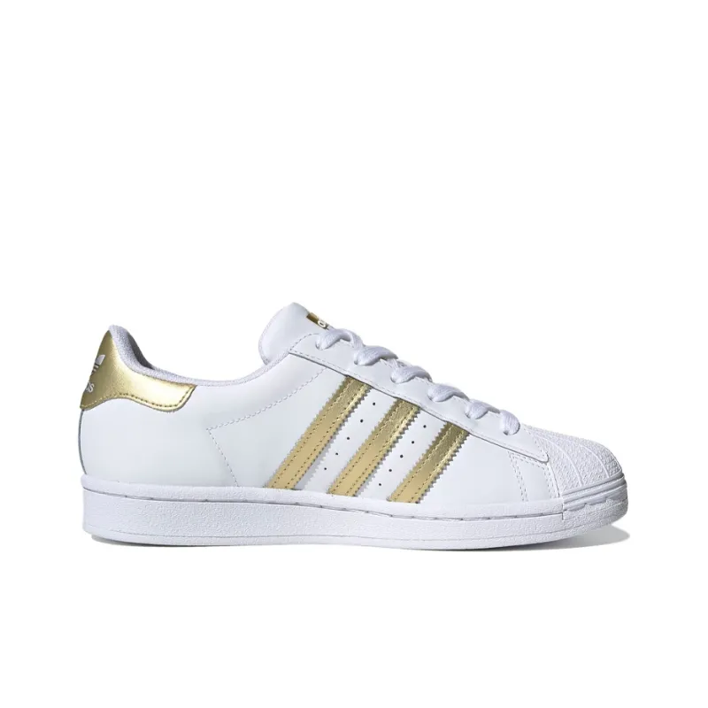 Adidas Women's Superstar 'White Gold Metallic' Women's-1