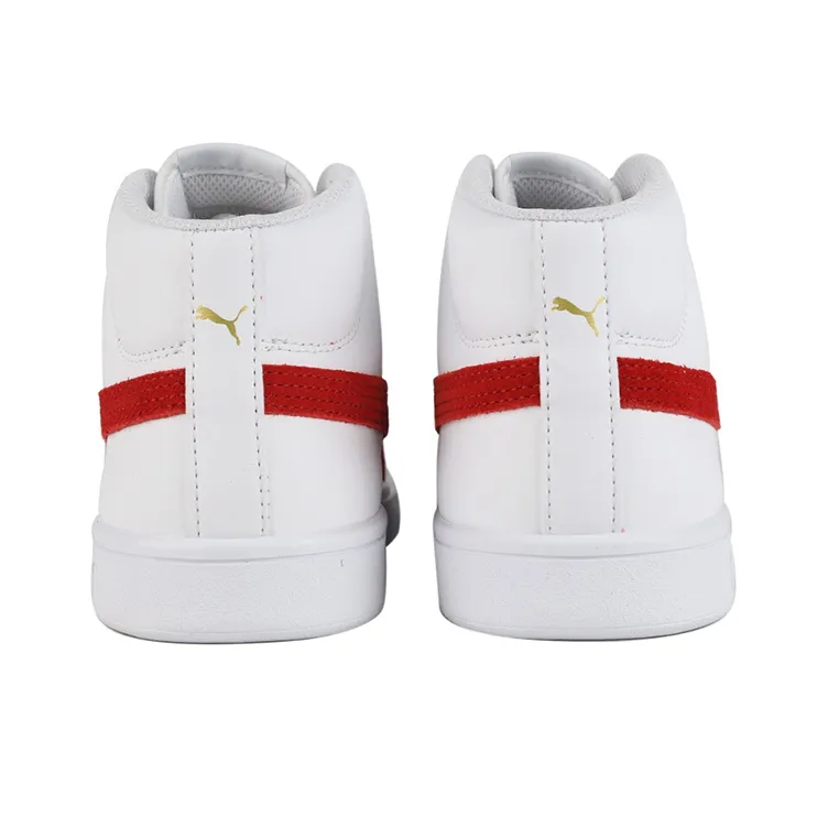PUMA Smash V2 Mid L 'White Red'-2