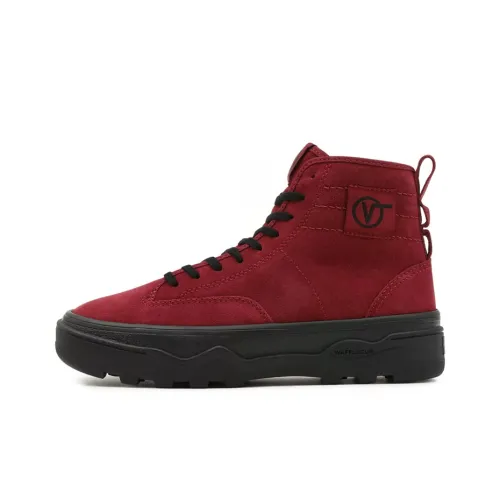 Vans Skateboard Shoes Unisex High-Top Red/Black