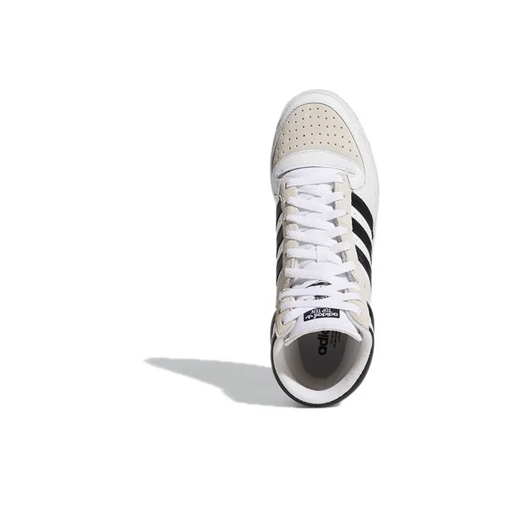 Adidas Top Ten Hi White Black Taupe-4