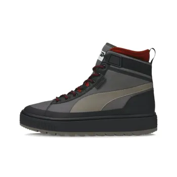 PUMA Unisex Suede Wtr Mid Top Sneakers Black/Grey