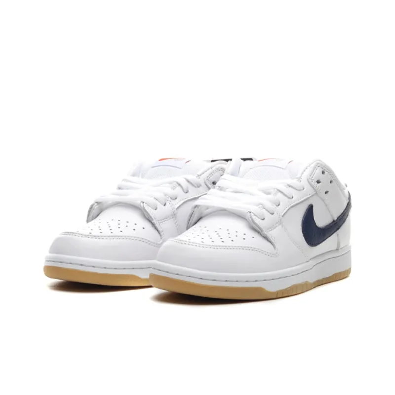 Nike Sb Dunk Low Orange Label White Navy-2