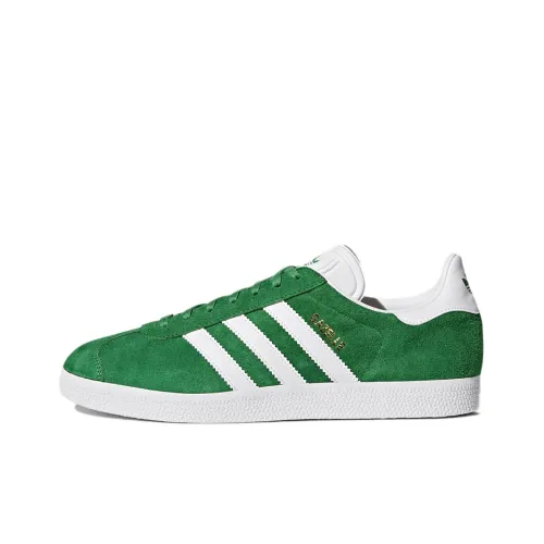 Adidas Gazelle Green/White/Gold Metallic