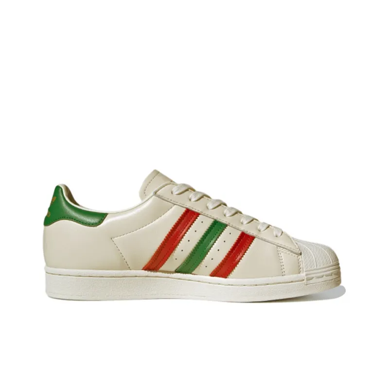 Superstar Adidas Originals 'Off White Scarlet Green'-1